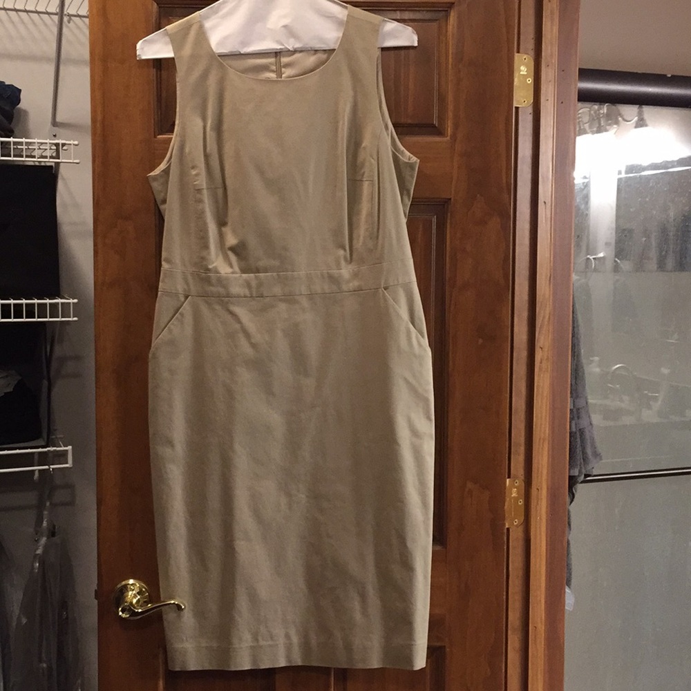 Banana Republic khaki suit dress